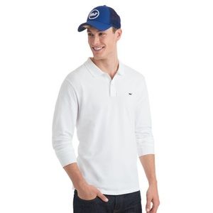 Vineyard Vines White Long Sleeve Polo Shirt